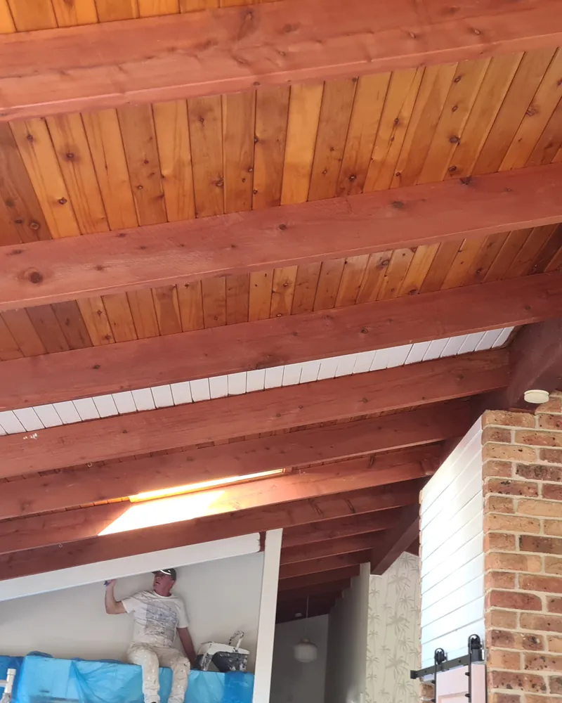 Completed painting job on a street-facing property in Wollongong