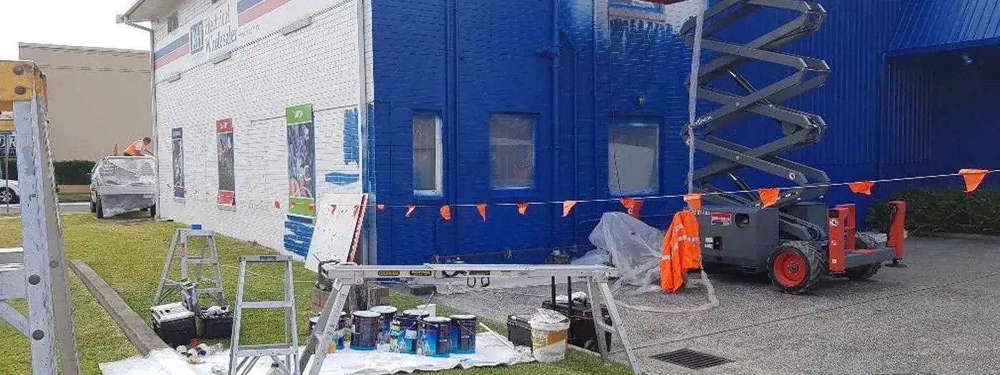 Finished commercial & industrial painting work across an Illawarra property
